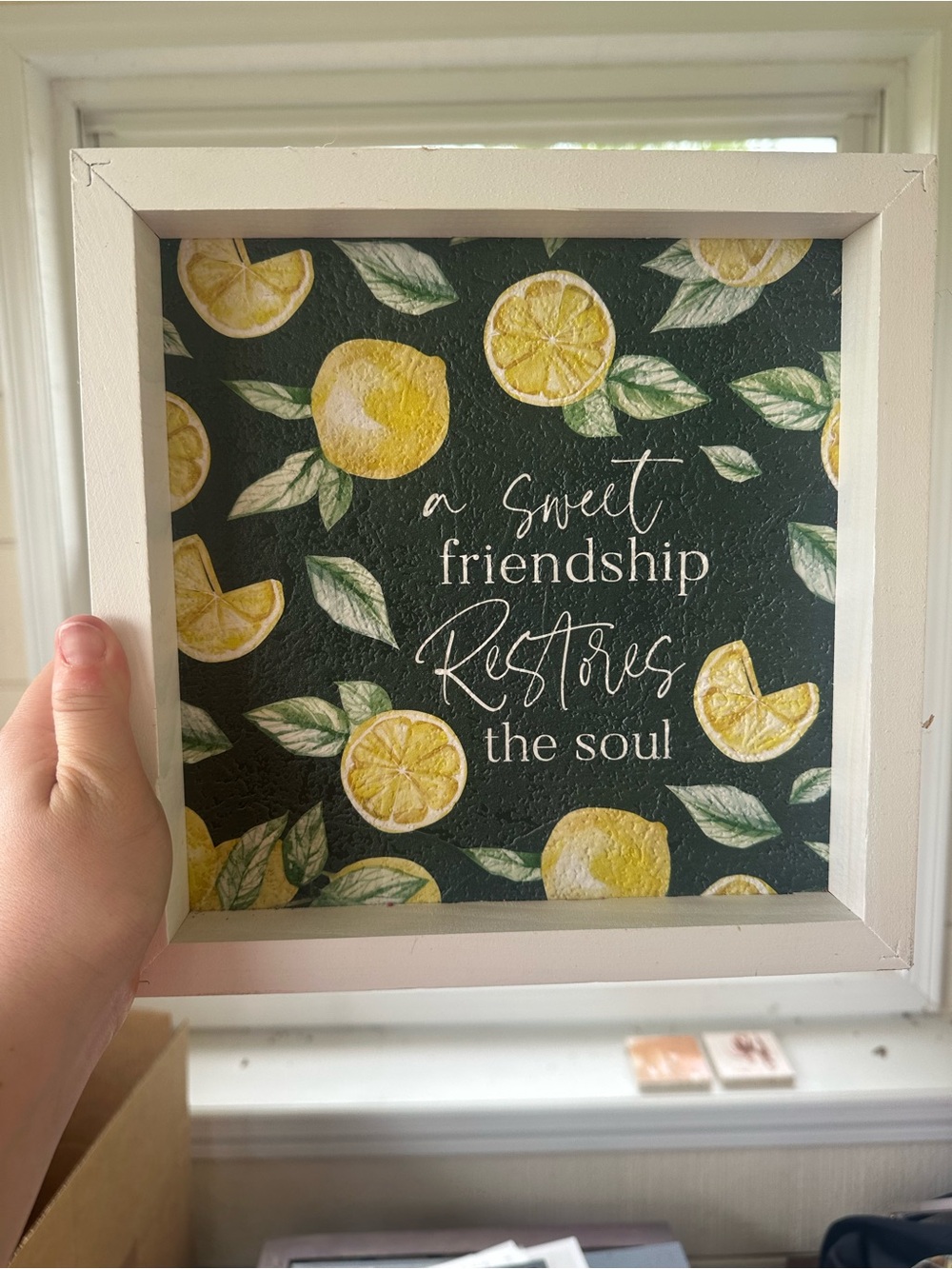 Sweet Lemon Friendship Wall Art - Yellow & Green